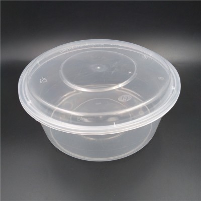 Large size 3000ml PP food production round plastic basin